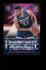2018 Donruss Optic Franchise Feature #18 Karl-Anthony Towns Silver Holo Prizm