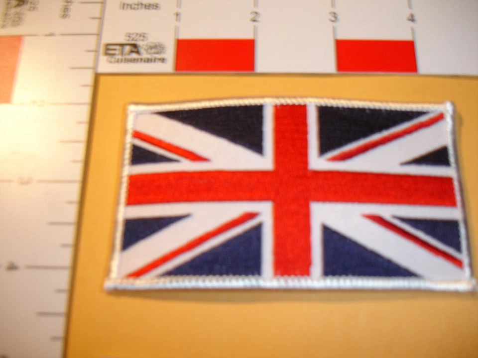 British flag and soccer patch 6 total patches - Image 3 of 4
