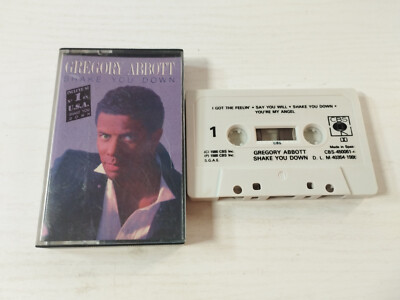Gregory Abbott Shake You Down 1986 CBS Spain Press - Tape Kassette