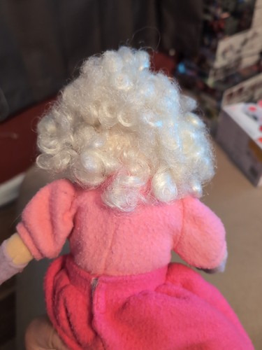 Vintage 1989 Jim Henson Muppets Miss Piggy Pink Dress Poodle Skirt Plush Doll - Picture 4 of 4