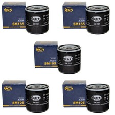 Ölfilter 5 X SCT SM 105 für Buick Chevrolet Cruze Daewoo Opel Ascona Vectra Saab