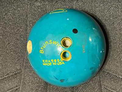 Brunswick Teal Rhino Pro ボウリングボール 15lb Brunswick Rhino Pro Teal Bowling Ball - 123Bowl