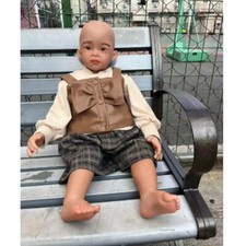 32" Finished Reborn Baby Doll Toddler Boy Without Hair Cloth Body Handmade Gifts