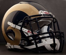 ***CUSTOM*** ST. LOUIS RAMS NFL Riddell Speed AUTHENTIC Football Helmet