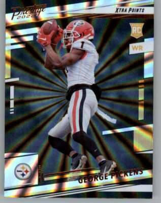 2022 Panini Prestige Xtra Points Sunburst #323 George Pickens RC Rookie ID:38359