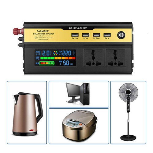 Kit de paneles solares de 6000 W generador completo de energía solar 100A sistema de red doméstica 220V - Imagen 11 de 18