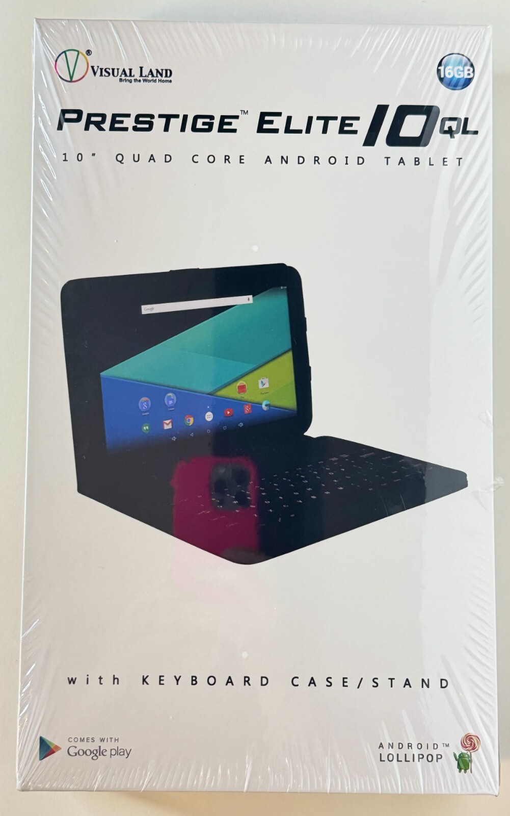 Prestige ELITE 10QL 10" QuadCore Android 5.0 Lollipop Tablet Brand New