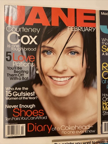 Jane Magazine (Jan/Feb 1998) Courteney Cox, Ethan Erickson, Billie Joe Armstrong