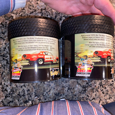 Hotwheels rocket oil snake and mongoose custom car show pair