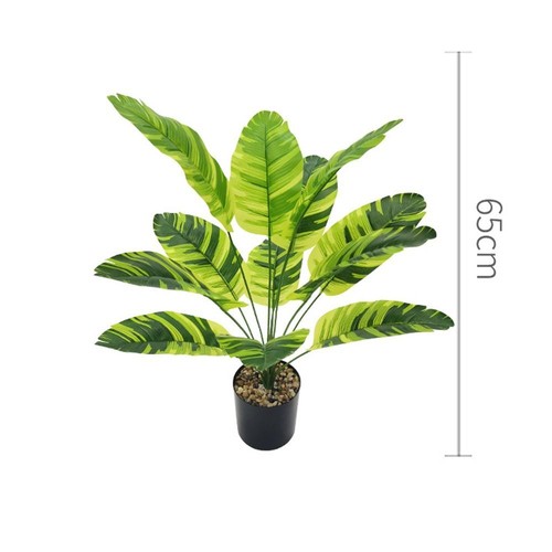 Real Touch Large Tropical Palm Tree Office Desktop Decoration - Picture 19 of 30