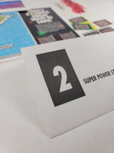 Nintendo Power NES Controller unbenutzte Overlay Aufkleber *LESEN SIE UNTEN* - Bild 3 von 13