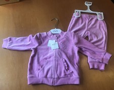 TUTA COMPLETO ROSA per BAMBINA - 9/12 mesi - 74 cm - NUOVA con ETICHETTE - OVS