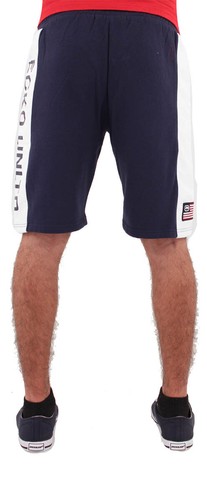 Ecko Unltd. Herren blau Hank Nashorn Urban Designer Shorts Freizeit Sommer Sportbekleidung - Bild 4 von 4