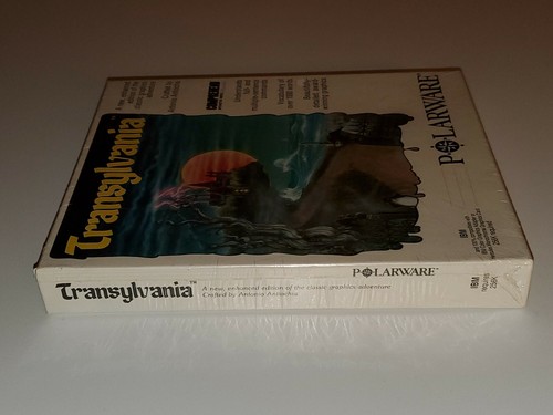 Transylvania (PC, IBM, DOS, 1986) SEALED, Rare Polarware Game - Picture 12 of 12
