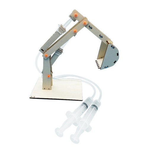 Kit Excavadora Tubo Agujas Modelo DIY Enseñar Aprendizaje Proyecto STEM para Estudiantes - Imagen 7 de 9