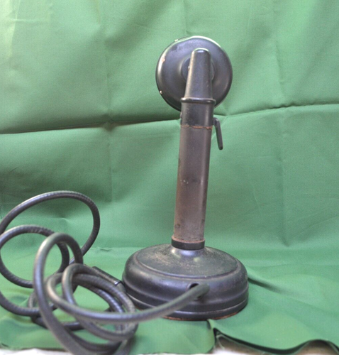 Antique/Vintage Press To Talk M.F.P. Candlestick Microphone Complete - Picture 3 of 6
