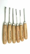 Ramelson Wood Carving Chisel Gouge Tools 6pc Woodworking Metalworking Workshop 