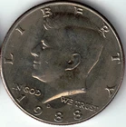 USA - 1988D - Kennedy ½ $ - Bald Eagle Version #2 - Crisp! - #20537