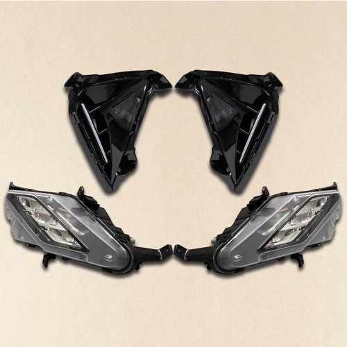 LED Fog Light & Fog Cover Bezels for 2022 2023 Kia Forte Driver Passenger Set 4P - Foto 2 di 8