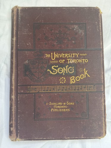 The University of Toronto Song Book, RARE Vintage 1887, HD, Gold Gilt, Ontario - Bild 1 von 9