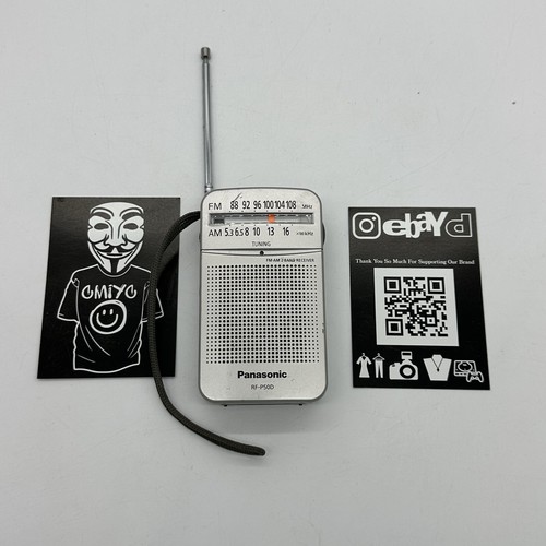 Panasonic RF-P50D Portable AM/FM Radio, Compact, Battery Operated, Clear Sound - 第 1/9 張圖片