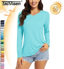 UPF 50 Women's Sun Shirts Long Sleeve Performanc Shirt Quick Dry Workout Shirts