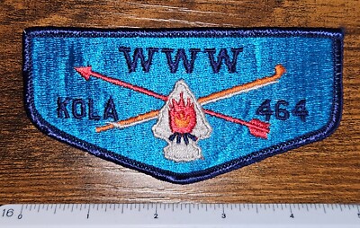 Kola Lodge 464 S7A Boy Scout Order of the Arrow OA WWW Boy Scout Flap Patch