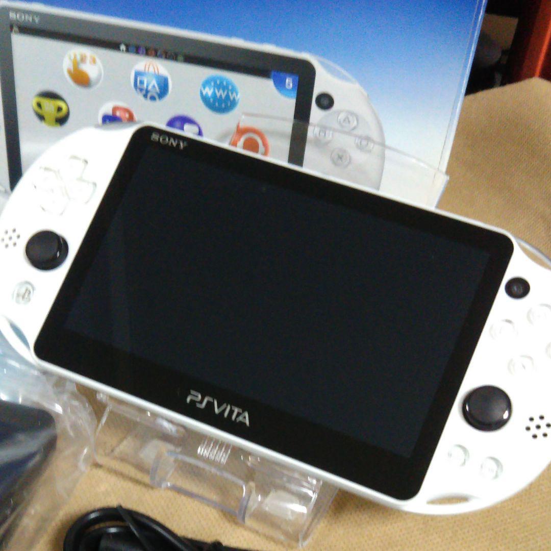 家庭用ゲーム機本体 PlayStation Vita - SONY PlayStationVita pch-2000 za22 PS Vita Glacier White PCH 2000 ZA22 Console only PSV Slim [H