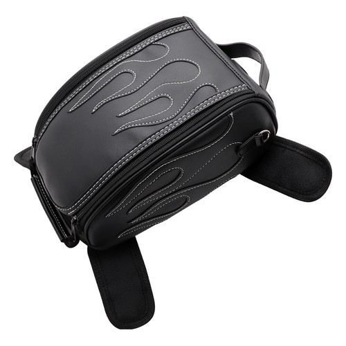  Universal Saddle bag Motorcycle Oil Fuel Tank Magnetic Travel BagCafe Racer ATV - Foto 1 di 10