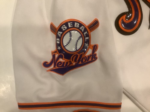 Colosseum Sports New York Mets Jersey Baseball MLB - Large RARE NY only letter - Picture 6 of 9