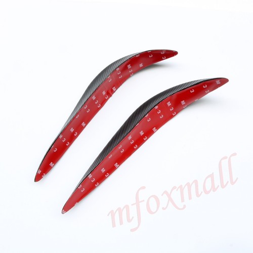 Carbon Car Body Bumper Corner Anti Scratch Anti-Collision Bar Protect Strip Trim - Picture 8 of 8