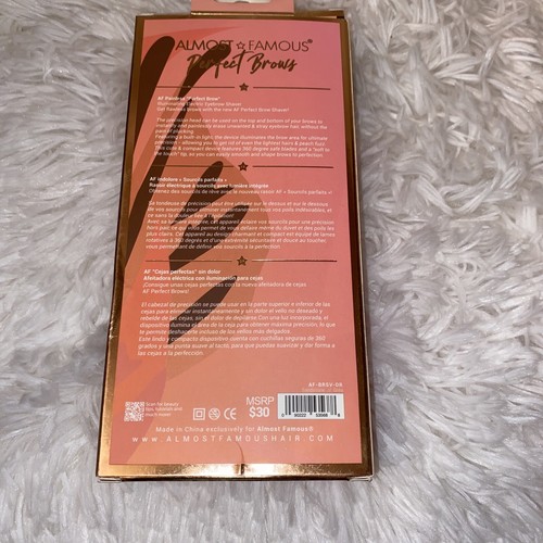 Almost Famous - Precision Brow Shavers with Rose Gold accents - Orange - 第 4/5 張圖片