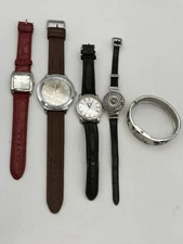 Ladies Watch Lot Of 5 Untested Arden Element ESQ Viviani Fashion Pieces