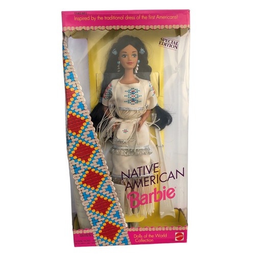 NATIVE AMERICAN BARBIE 1992 - Dolls Of The World Special Edition Vintage NIB - Picture 11 of 14