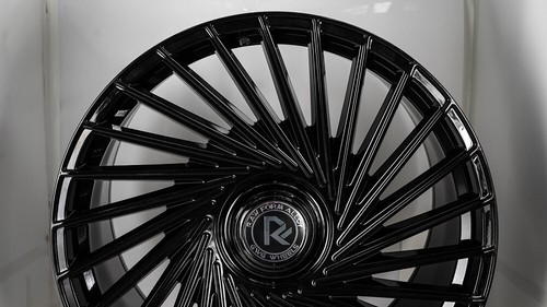 RF2 20 inch Gloss Black Rim fits Audi A6 Allroad 2013 - Picture 2 of 9