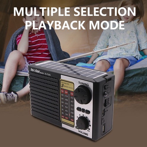 Bluetooth Portable Solar FM/AM SW Radio Digital Speaker MP3 Player Rechargeable - Picture 7 of 15