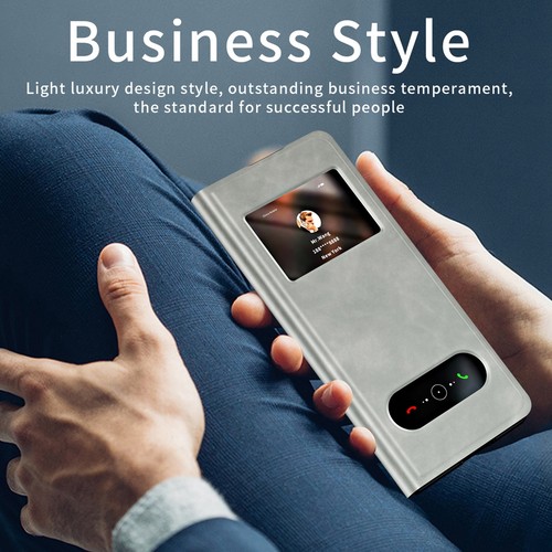 Für Galaxy Z Fold 6/5 Folio Flip Leder Magnet Ständer Slim Schutz Hülle - Bild 90 von 98