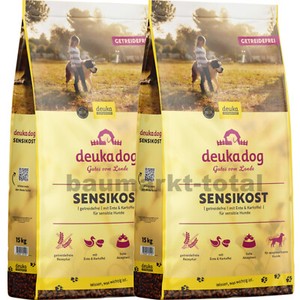 deuka dog Sensikost Ente und Kartoffel 15kg Getreidefrei Hundetrockenfutter