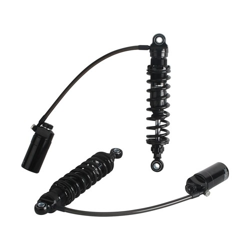 Amortiguadores de suspensión trasera de depósito remoto para Harley Road Glide personalizados FLTRX 15-25 - Imagen 6 de 8
