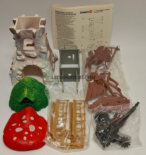 SMURF PUFFI MULINO 40020 SCHLEICH PEYO VINTAGE 1981 W.GERMANY NEW IN BOX - Picture 4 of 12