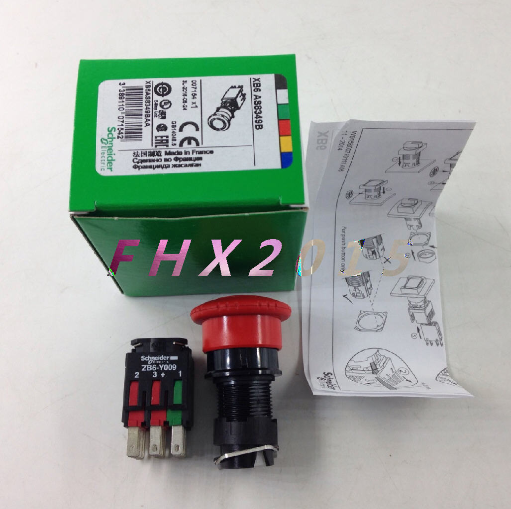 Pulsante Schneider XB6AS8349B (XB6-AS8349B) - Nuovo, Originale