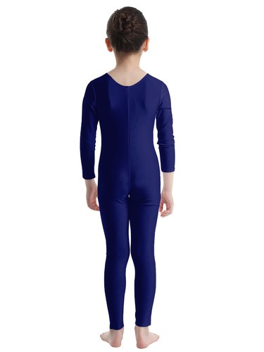 Kids Girls Gymnastics Ballet Dance Leotard Full Bodysuit Yoga Gym Outfits - Picture 49 of 89