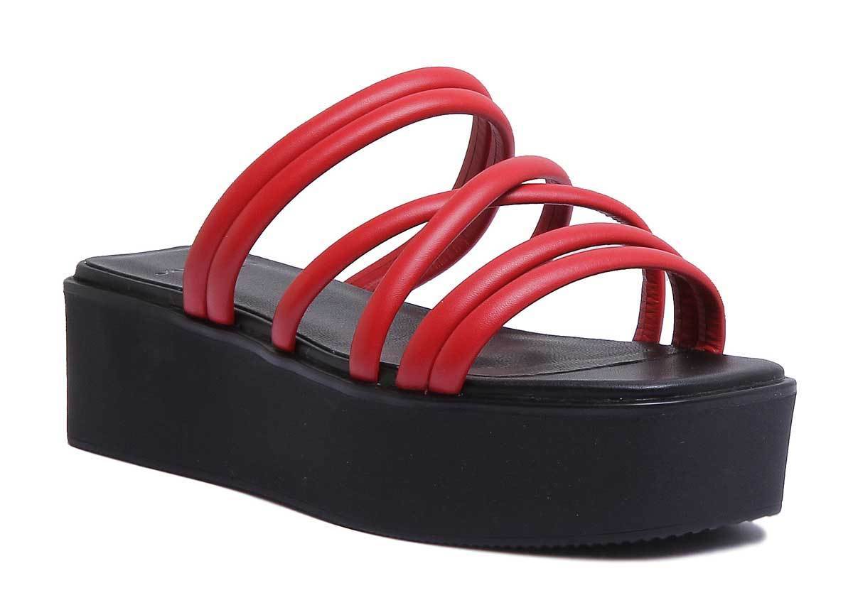 Vagabond Bonnie Womens Red Leather Matt Sandal Size UK 3 - 8 Vagabond Bonnie Womens Red Leather Matt Sandal Size UK 3 - 8