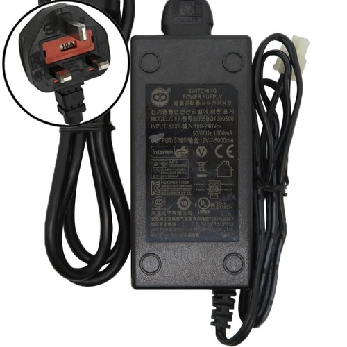 S065BQ1200500 Chargeur secteur d’alimentation à découpage 12V 5A 4broches - Photo 7/8