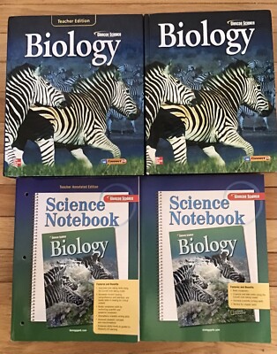 High School Biology Teacher Editions Workbooks Student Homeschool  Set Glencoe
