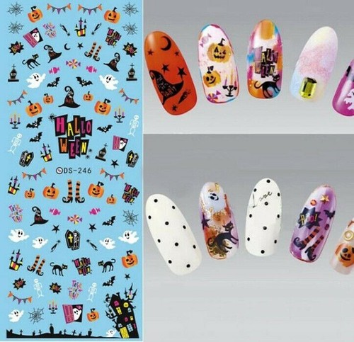 Nail Art Water Decal Stickers, Choice of Design, Flowers, Feather, Cute, UK - Imagen 28 de 31