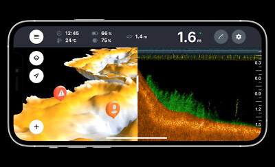Deeper Chirp 3 mit Nightcover WIFI GPS - 3D Echolot Mapping Tiefenkarte erstelle