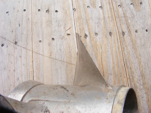 Hélice de acero inoxidable 14 1/2" X 19" P OMC, 389924, EVINRUDE JOHNSON P4143 DIESTRO - Imagen 3 de 3