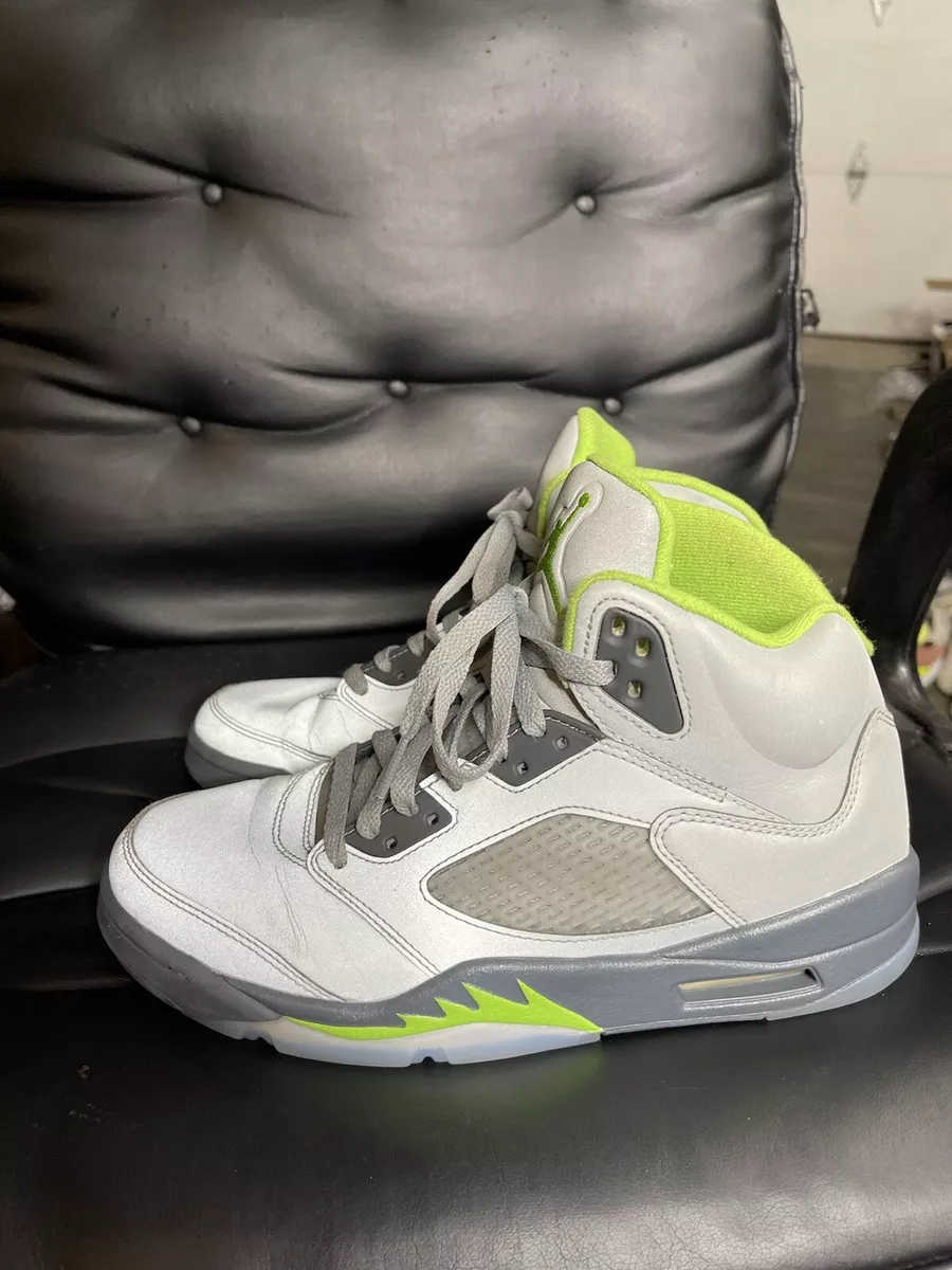 Jordan 5 grey and deals green