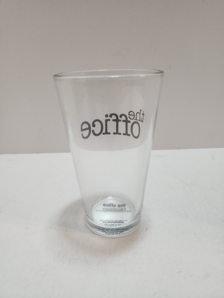 The Office TV Show Title 16 oz Pint Drinking Glass 5.75" Spencers 2019